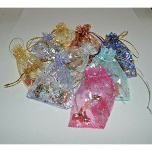 9 Crystal Keychain Key Chain Multi Colored Tropical Wedding Shower Party Favors